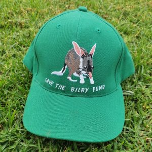 cap hat green save the bilby