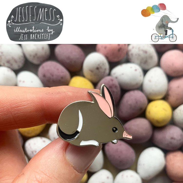 JessesMess Bilby pin