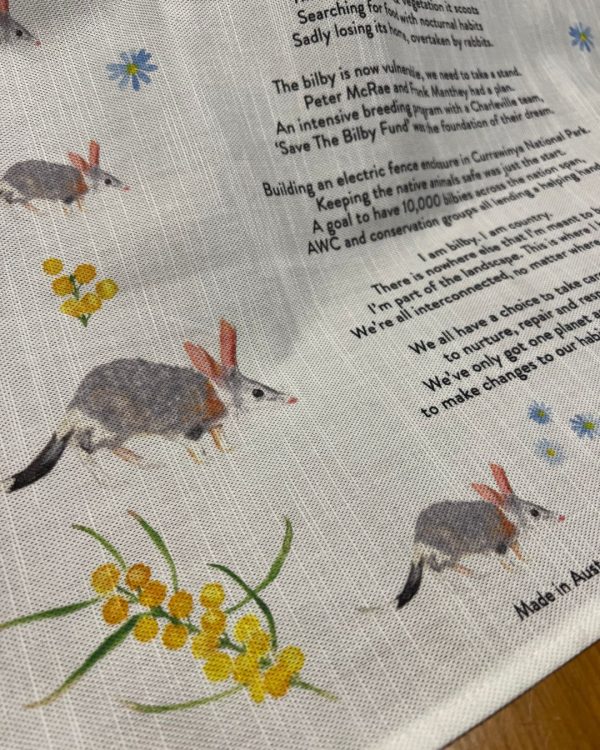 "I am Bilby" Tea-towel - Image 4