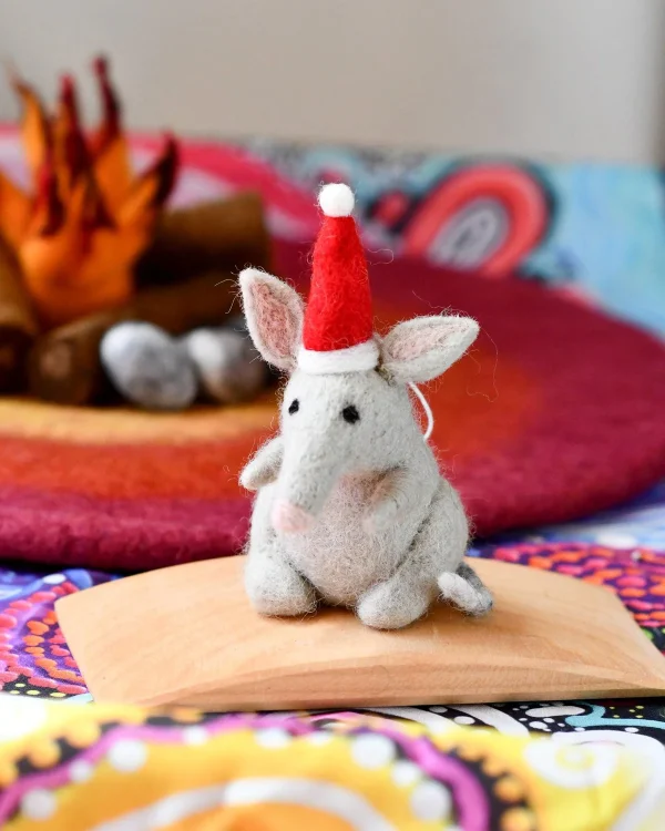 Felt Christmas Bilby Ornament
