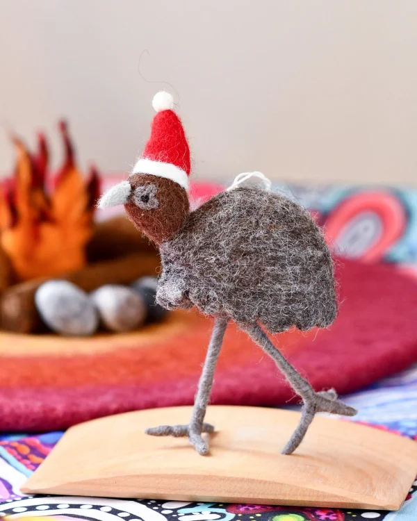 felt Christmas Emu ornament