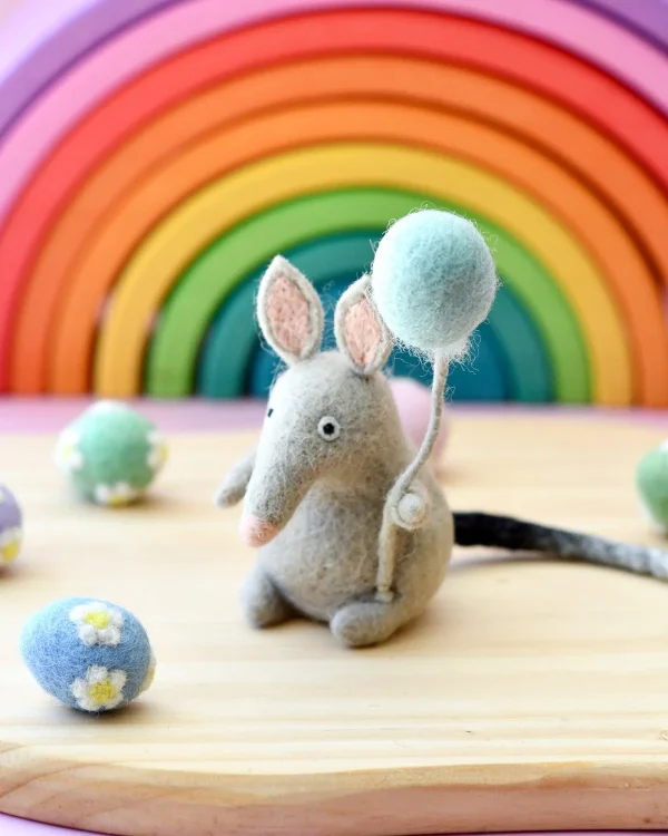 Felt Bilby Figurine with Balloon Toy