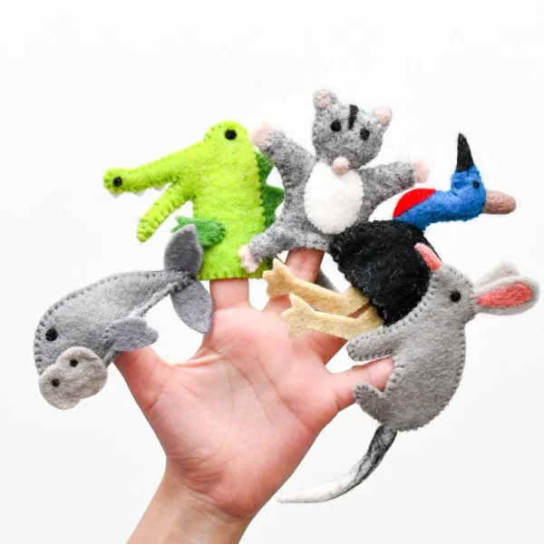 Felt Bilby Finger Puppet - Image 2