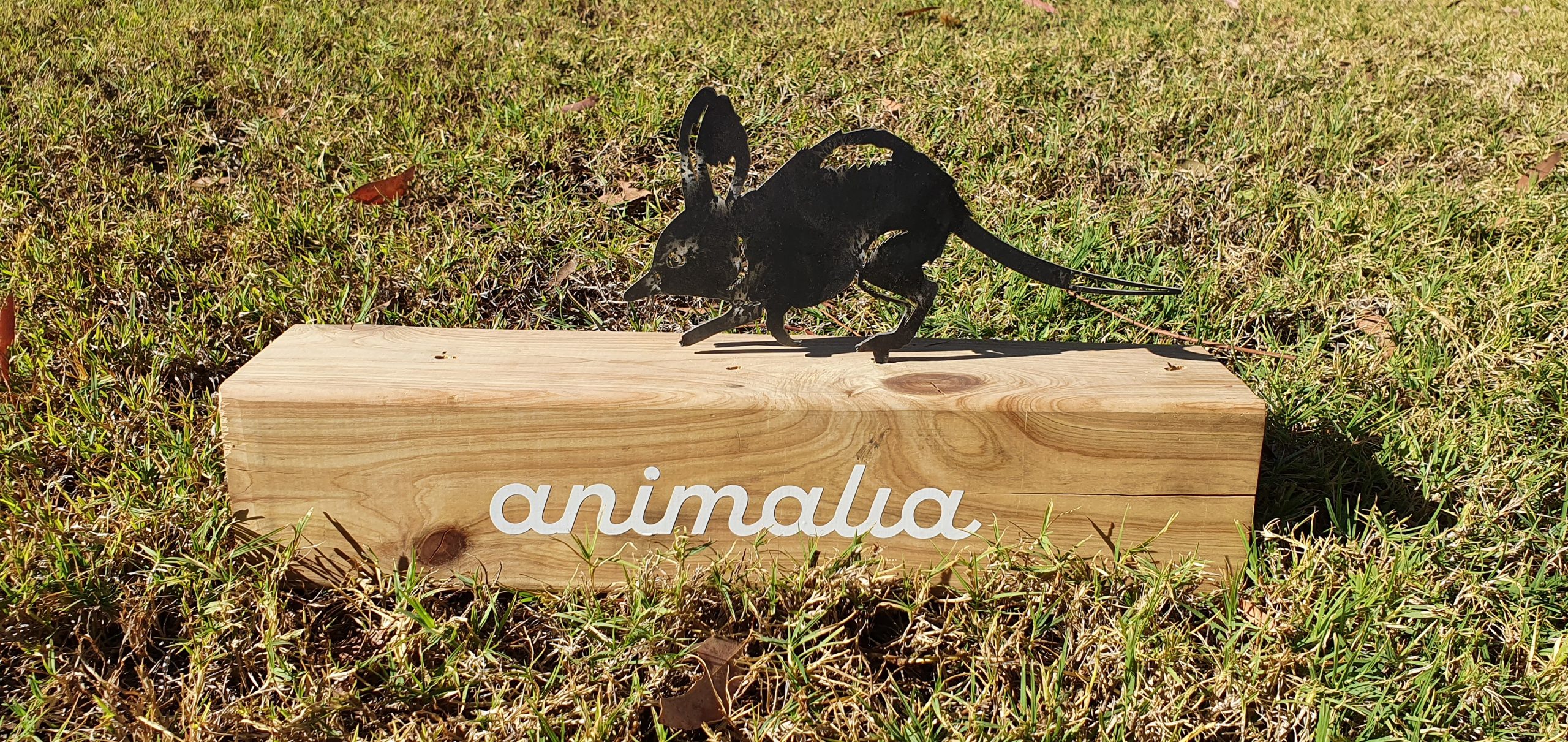 Bilby Running Corten Steel