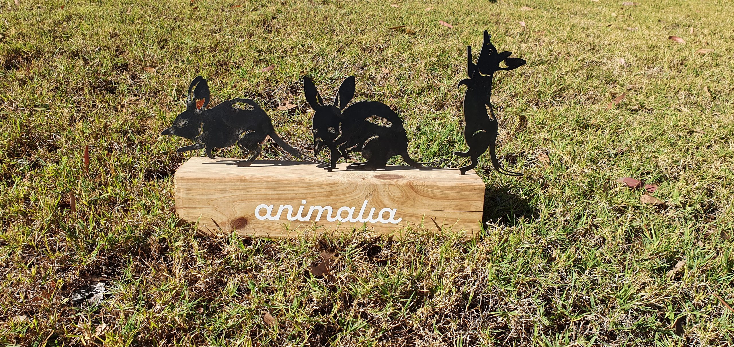 Bilby Triplets Trio Corten Steel